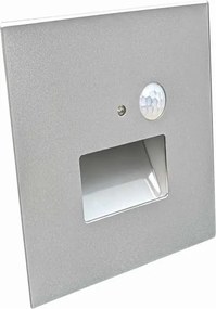 LED lépcsővilágító lámpa mozgásérzékelővel LED/1,5W/230V 3000/4000/6000K szürke
