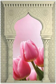 Poszterek 80x120 RĂłzsaszĂn tulipĂĄnok