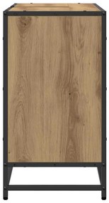 Fürdőszobai mosdószekrény kézműves tölgy 65 x 33 x 60 cm