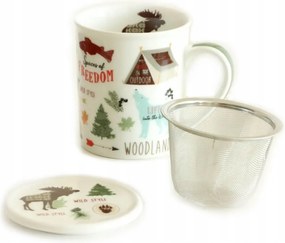 Bögre befőzővel és fedéllel 250ml egyedi ajándék utazóknak