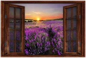 Poszterek 90x60 Levendulamező Nyugat