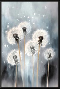 Poszter Keret Alumínium Természet Pitypang Köd Eső Harmat Könnyű 40x60