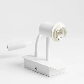 Brilagi - LED Rugalmas fali lámpa NUBILA 1xE27/25W/230V + LED/3W fehér