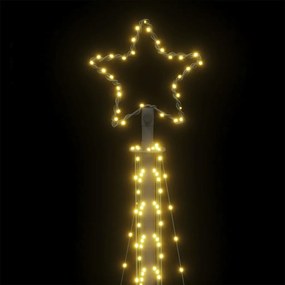 meleg fehér LED karácsonyfa 495 LED 300,5 cm