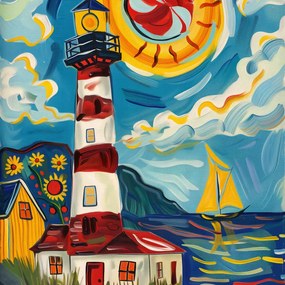 Poszter 30x30cm Élő kikötő