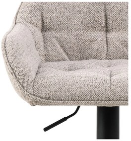 Világosszürke forgó bárszék szett 2 db-os 109 cm Brooke – Actona