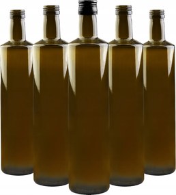 10x Olívaolaj Palackok Tinktúra Szirup Bor Palack Dorica 750ml +kupakok