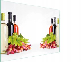 Üveg Vágódeszka 30x22 Bor Edzett Üveg