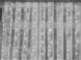 Jégcsap Függöny 100 Led Aljzat IP44 Fehér