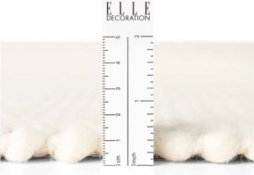 Krémszínű kézi szövésű gyapjú kerek szőnyeg ø 160 cm Lyon Beans – Elle Decoration