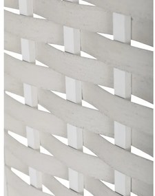 Fehér Tömörfa Paraván. EF-L145 WT