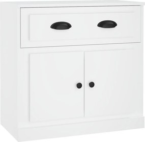 vidaXL fehér szerelt fa tálalószekrény 70x35,5x67,5 cm