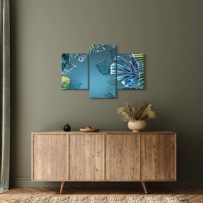 Kép - Trópusi növények levelei (90x60 cm)
