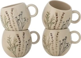 Bögre szett 250 ml Bea 4 db-os, kő, Bloomingville
