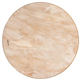 Fortuna B dohányzóasztal 82 cm Márvány - Arany