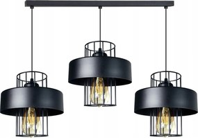 Mennyezeti lámpa Függő csillár Plafon Fekete Loft Mennyezeti lámpák a nappaliba