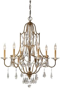 Feiss FE-VALENTINA6 - Csillár láncon VALENTINA 6xE14/60W/230V