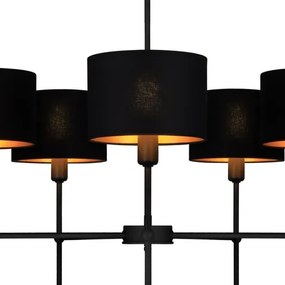 MADELA rúdon szerelt csillár 5xE14/40W/230V fekete