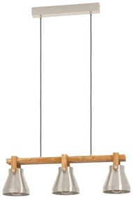 Eglo 43952 - Csillár zsinóron CAWTON 3xE27/40W/230V