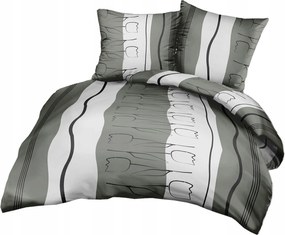 Kéreg Ágyneműhuzat 160x200 Fehér 100% Pamut Wz 7