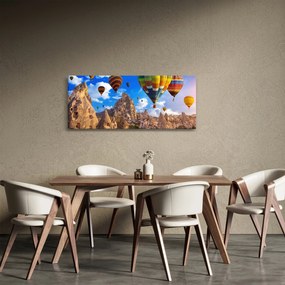 Kép - Hőlégballonok, Kappadókia, Törökország. (120x50 cm)