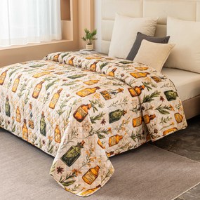 Ágytakaró APOTHECARY, krémszínű Méret: 220 x 240 cm