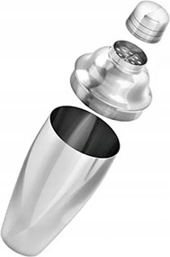 Shaker nemesacél ezüst 750 ml Cobbler típus