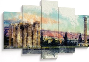 Kép - akropolisz, Athens, Görögország (150x105 cm)
