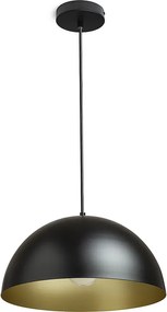 RENDL GLADYS 40 závěsná černá/zlatá 230V LED E27 30W