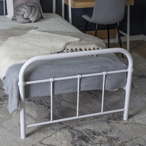 Fém ágykeret fehér színben. 90x200 cm PABLO
