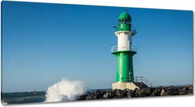 Vászonkép 115x55 Világítótorony Tenger