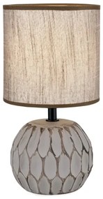 Orion LA 4-1224/1 - Asztali lámpa PINIA 1xE14/25W/230V kerámia bézs/szürke