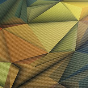 Kép - Sokszögű 3D absztrakció (120x50 cm)