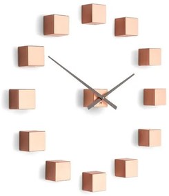 Future Time FT3000CO Cubic copper Design falra ragasztható óra, átmérő 50 cm
