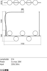 Függeszték Arany TALIS REDO 01-1635