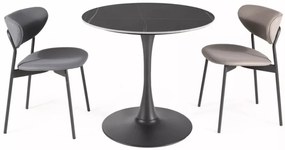 Espero asztal kerek 80cm fekete