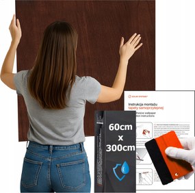 Öntapadós tapéta Vízálló Konyha Falra Bútor Piros Fa