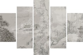 Kép - Kínai táj (150x105 cm)
