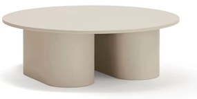 Krémszínű dohányzóasztal 110x111 cm Totem – Teulat