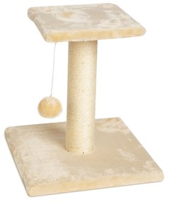 2 szintes macska kaparófa bolyhos játékkal &#8211; 32 cm