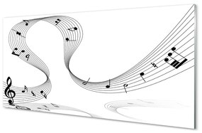 Üvegképek Violinkulcs 100x50 cm