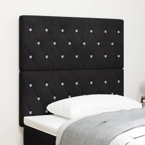 LED Fejrész Fekete 90 cm Bársony