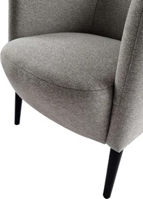 Fotel, világosszürke/fekete, ALIEN