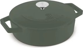 BerlingerHaus Öntöttvas alacsony lábas (2.57 L) Matte Green Collection (BH/6262)