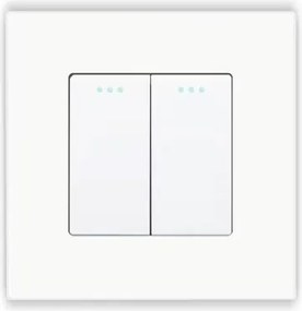 Fénykapcsoló 2K Dupla Lépcsős Billentyűs Műanyag Pc