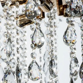 Brilagi - Felületre szerelhető csillár CRYSTAL 6xE14/60W/230V arany