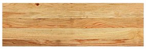 2 db tömör tölgyfa világosbarna lépcsőfokok 80x25x2 cm