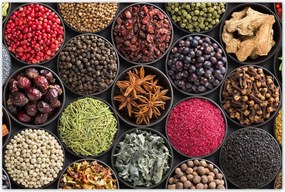 Poszterek 120x80 Fűszertartó tálak gyógynövények