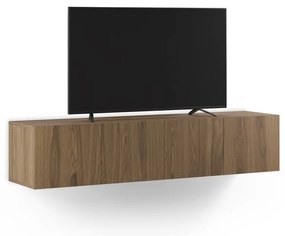 Natúr színű TV-állvány tölgyfa dekorral 180x38x35 cm Daroca – Marckeric