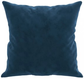 vidaXL 2 db kék bársony díszpárna 40 x 40 cm